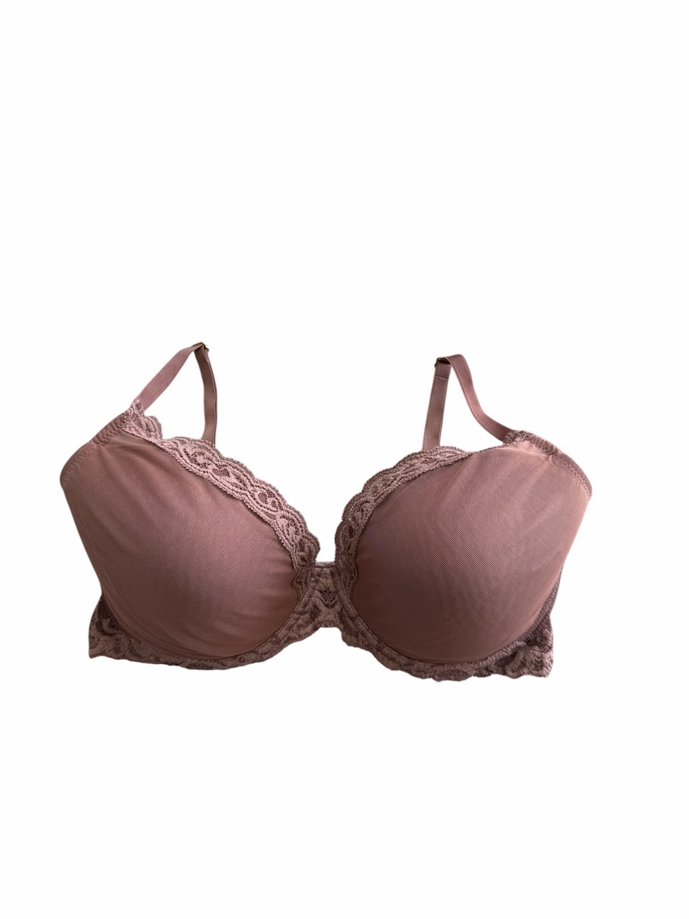 Natori 730023 Feathers Demi Contour Plunge Underwire Bra Purple 38DD